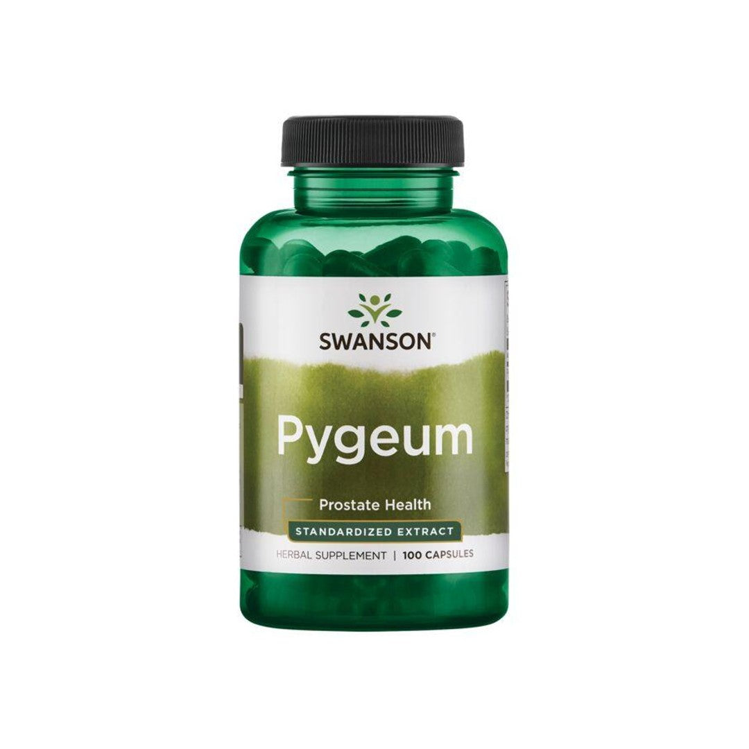 Swanson Pygeum - 500 mg 100 Kapseln fördern die Gesundheit der Harnwege und der Prostata.