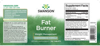 Vorschaubild für Swanson Fat Burner - 60 Tabs Etikett.