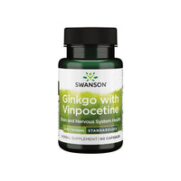 Daumennagel für Swanson Ginkgo mit Vinpocetin - 60 Kapseln