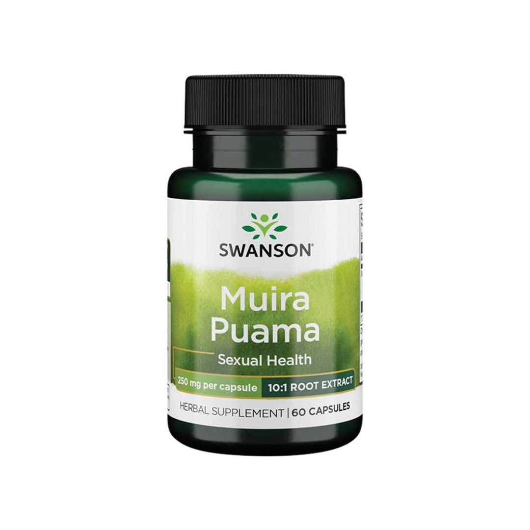 Swanson Muira Puama - 10:1 250 mg 60 Kapseln.