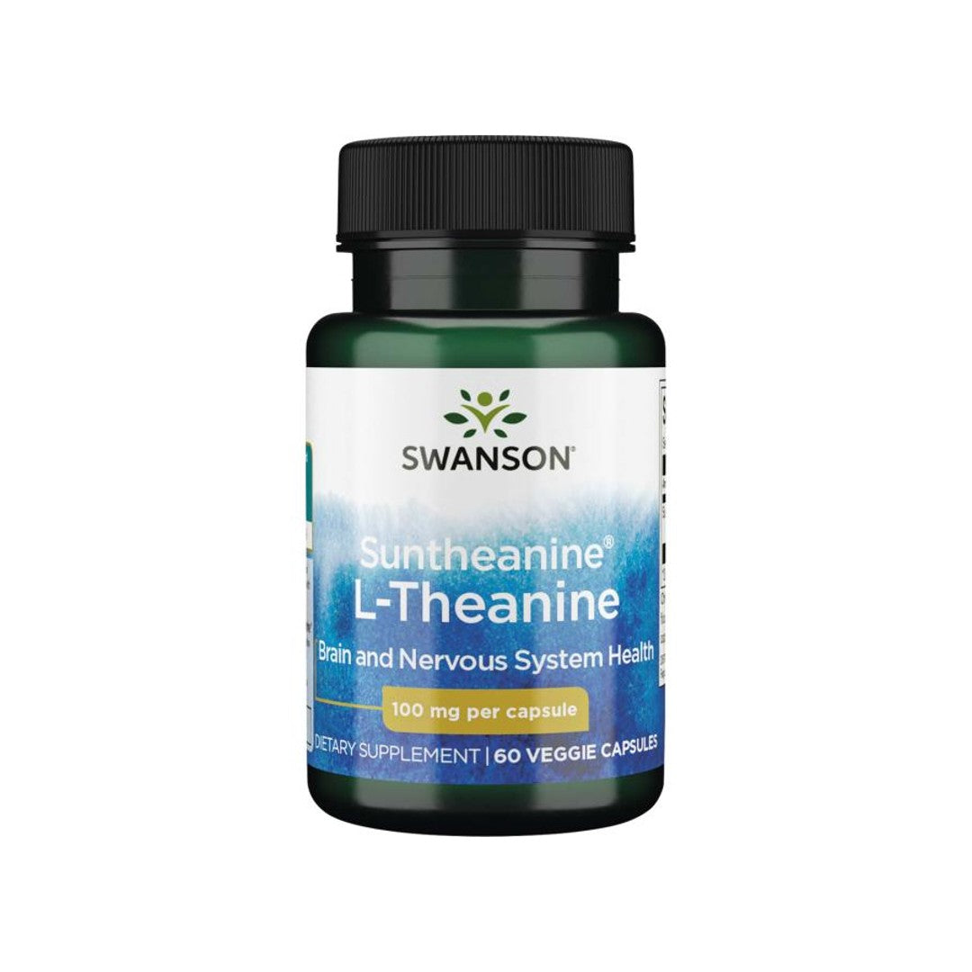 L-Theanin - 100 mg 60 pflanzliche Kapseln - Vorderseite