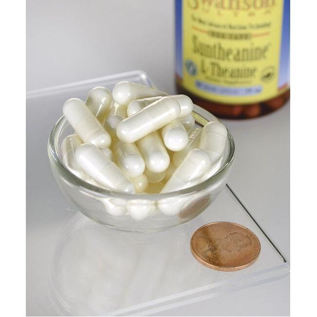 L-Theanin - 100 mg 60 pflanzliche Kapseln - Pillengröße
