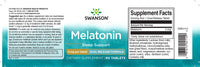 Thumbnail for Eine Flasche Swanson Melatonin - 3 mg 60 Tabs Dual-Release zur Unterstützung des Schlafs.