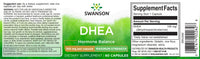 Vorschaubild für Ein Etikett für Swanson DHEA - 100 mg 60 Kapseln.
