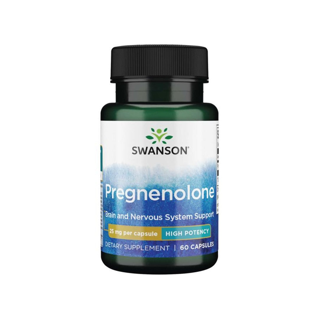 Swanson Pregnenolon - 25 mg 60 Kapseln.
