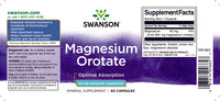 Vorschaubild für Swanson Magnesium Orotat - 40 mg 60 Kapseln.