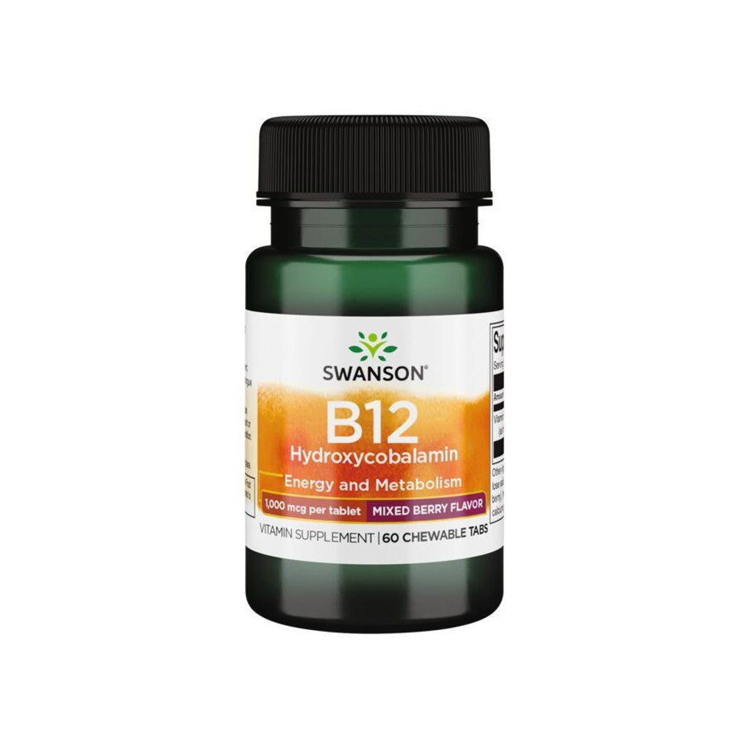 Vitamin B-12 - 1000 mcg 60 Tabletten Hydroxycobalamin - Vorderseite