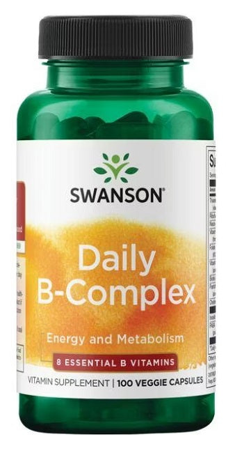 Eine Flasche Swanson B-Complex Daily 100 vcaps.
