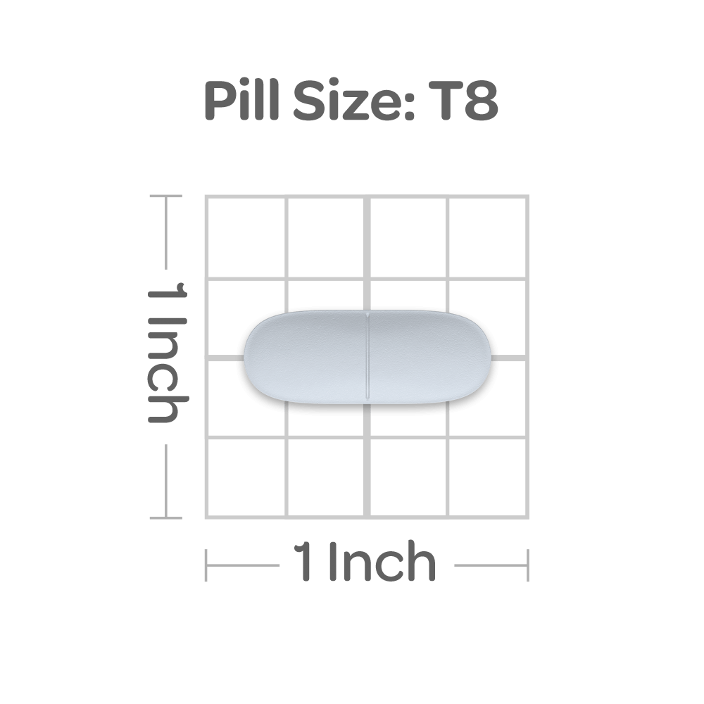 Das Puritan's Pride Inositol 1000 mg 90 Caplets ist auf einem schwarzen Hintergrund abgebildet.
