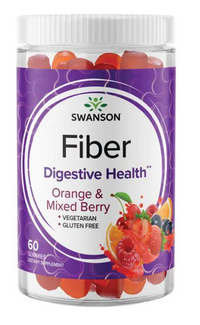 Daumennagel für Swanson Fiber 5000 mg 60 gummies Orange & Mixed Berry.