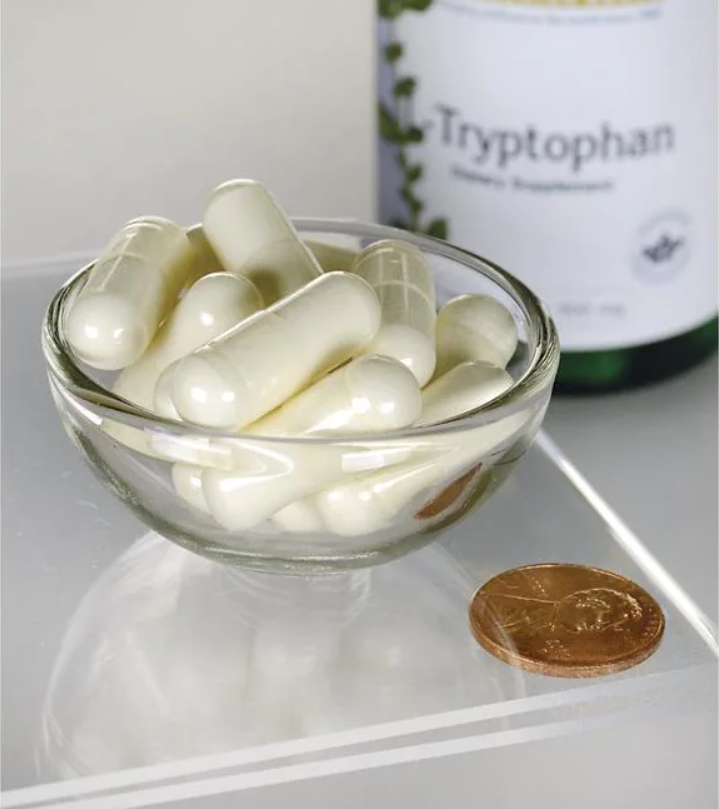 L-Tryptophan - 500 mg 60 Kapseln - Pillengröße